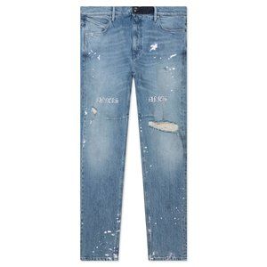 *$385 NWT RtA MEN AKIO PAINT SPLAT SINNERS SKINNY JEANS SZ 31 34